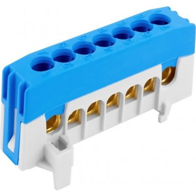 ELEMAN N 7-F2 dodatečný nulový můstek modrý 7 svorek – Zboží Mobilmania