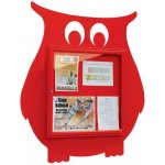 PROCITY Venkovní vitrína Sova 6 x A4, červená | Zboží Auto