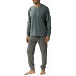 Atlantic NMP-372 pánské pyžamo dlouhé zeleno šedé – Zboží Dáma