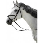 RIDING WORLD Uzdečka Muserolle Croisée s mexickým nánosníkem Černá – Zboží Dáma