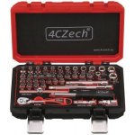 4CZECH 1/4" 42dílná sada nářadí 4-14mm + ráčna 72 zubů – Hledejceny.cz