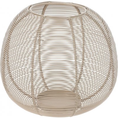 H&L Svícen Sphere 19×15 cm. drátěný, béžový – Sleviste.cz