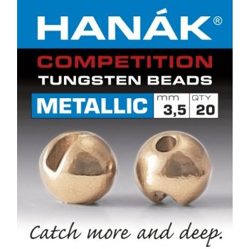 Hanák Tungstenové kuličky Competition Metallic+ Růžové zlato 2,5mm 20ks