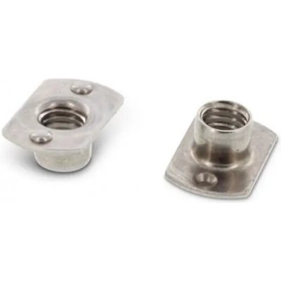 Matice přivařovací bodová Art.9060A nerez A2 M8, 14x22x8,5mm - 2 body – Hledejceny.cz