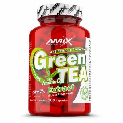 Amix Green Tea Extract with Vitamin C 100 kapslí – Hledejceny.cz