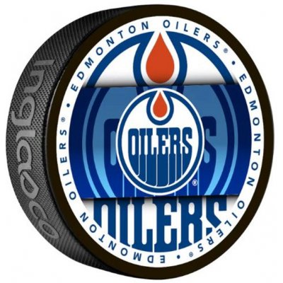 Inglasco / Sherwood Fanouškovský puk NHL Medallion Blister Edmonton Oilers – Zboží Dáma