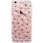 Pouzdro iSaprio Abstract Triangles 03 iPhone 6 Plus/6S Plus černé – Sleviste.cz