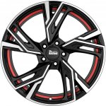 MAM RS5 7x16 5x100 ET38 black polished red inside | Zboží Auto
