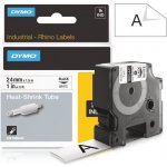Páska Dymo Rhino bužírky, 24mm (1805443) bílá, černý tisk, 1,5m – Zboží Živě