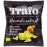 TRAFO Bio Kotlíkové brambůrky s mořskou solí a pepřem 40 g – Zboží Dáma
