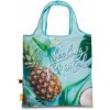 Nákupní taška a košík Fabrizio Skládací nákupní taška Tropical 10406-0400 tyrkysová