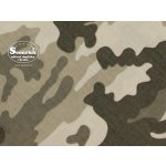Soonrich látka na patchwork maskáč béžový ptw262 – Zboží Dáma