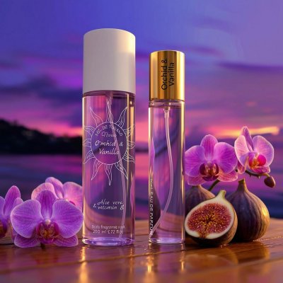 Neness Orchid & Vanilla výhodná sada tělový sprej + parfémovaná voda pro ženy 200ml + 33ml – Zboží Dáma