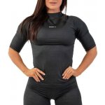 Nebbia Tričko dámské Python 416 black – Zboží Dáma