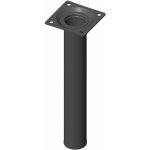 Walteco Nábytková noha kulatá, průměr 30 mm výška 200 mm černá 50272 – Sleviste.cz