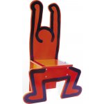 Vilac dřevěná židle Keith Haring červená – Zboží Dáma