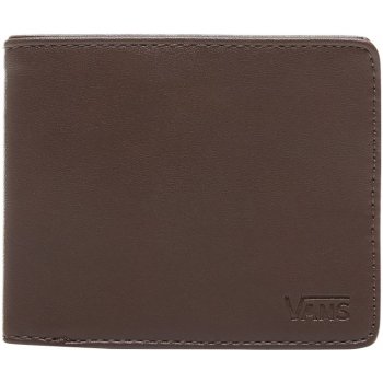 VANS Pánská peněženka Drop V Bifold Dark Brown VA31J8DRB