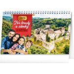 Stolní S dětmi na hrady a zámky 23,1 × 14,5 cm 2025 – Sleviste.cz