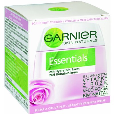 Garnier Essentials 24h hydratační krém s ochrannými výtažky z růže 50 ml – Zbozi.Blesk.cz