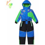 Chlapecká zimní kombinéza KUGO PB modrá černá zelená – Sleviste.cz