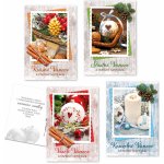 ARGUS Vánoční pohlednice s třpytivým efektem 06110283-c – Zbozi.Blesk.cz