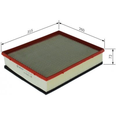 Vzduchový filtr BOSCH F 026 400 609 – Hledejceny.cz