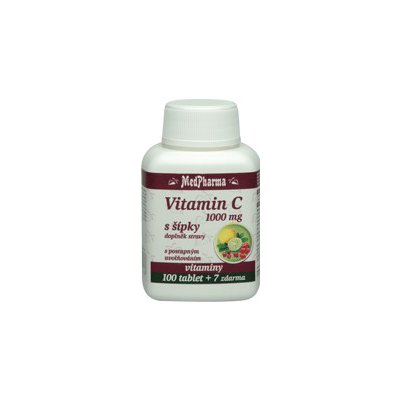 MedPharma Vitamín C 1000 mg s šípky 107 tablet