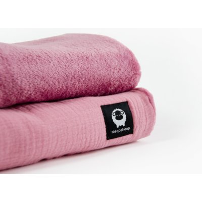 Sleepsheep nejměkčí mušelínová celoroční deka pro miminka a děti starorůžová – Sleviste.cz