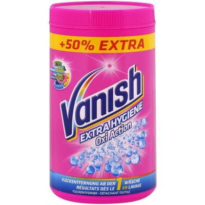 VANISH Extra Hygiene Oxi Action práškový odstraňovač skvrn na barevné prádlo 1,5 kg