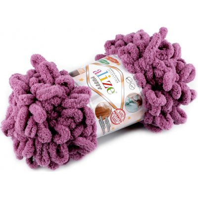 Pletací příze Alize Puffy 100 g Varianta: 31 (28) starorůžová, Balení: 1 ks 48994/118529/241201 – Zboží Mobilmania
