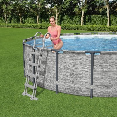 Bestway 93340 Bezpečnostní schůdky 4 stupně Flowclear 122 cm – HobbyKompas.cz
