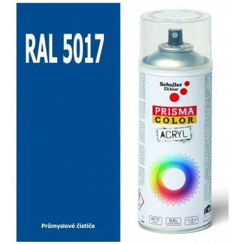 Schuller Eh'klar Prisma Color 91316 RAL 5017 Sprej modrý lesklý 400 ml, odstín barva dopravní modrá
