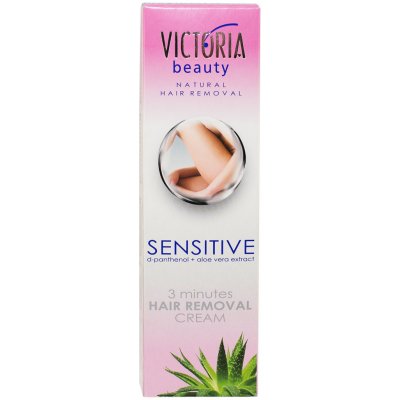 Victoria Beauty Sensitive 3-minutový depilační krém s Aloe Vera 100 ml – Zboží Dáma