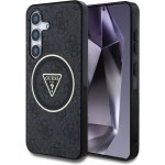 Guess Magnetic IML Metal Glitter 4G Circle Triangle Samsung S25 černé GUHMS25SHG4PRTGK – Hledejceny.cz