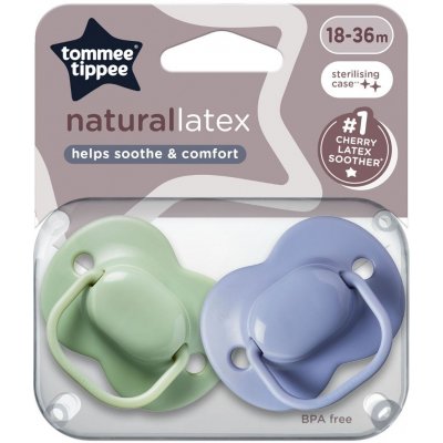 Tommee Tippee dudlík Cherry latex 2 ks modrá a zelená – Sleviste.cz