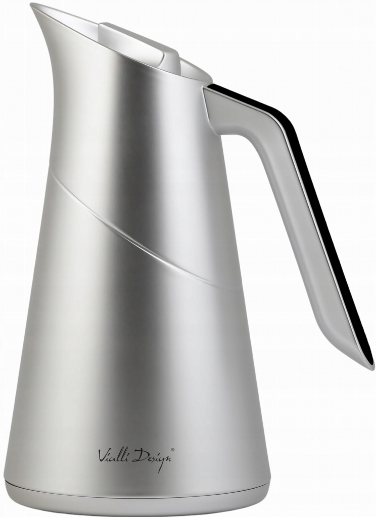 Vialli Design termoska Soho stříbrná vakuová moderní 1 l