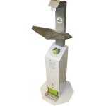 CORYNOR Bezdotykový stojan na dezinfekci rukou, stříbrný, vanička 3 1006 – Zboží Dáma