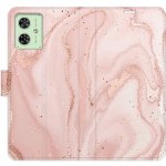 iSaprio Flip RoseGold Marble pro Motorola Moto G54 5G / G54 5G Power Edition rogomarble-FLP2-MoG54 – Zboží Mobilmania