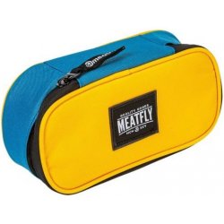 Meatfly pouzdro Pencil Case Yellow/Ocean Blue Žlutá L