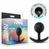 Anální kolík Blush Anal Adventures Platinum Silicone Vibra Plug Black