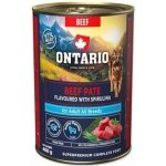 Ontario Adult hovězí pate s příchutí spiruliny 400 g – Hledejceny.cz