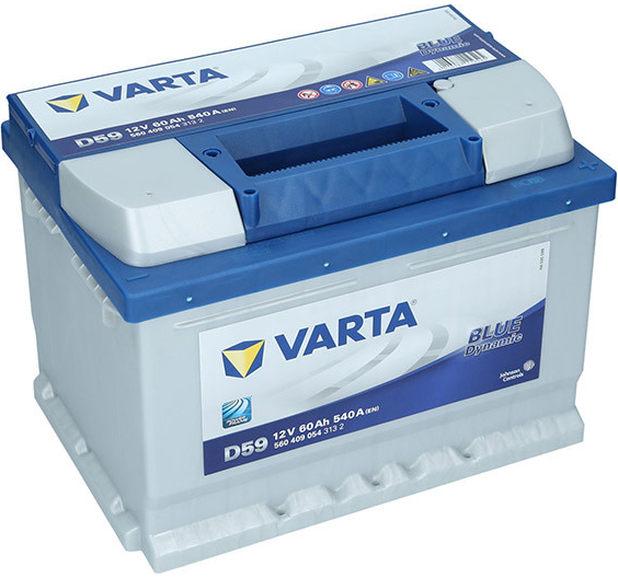 Varta Blue Dynamic 12V 60Ah 540A 560 409 054 od 1 627 Kč - Heureka.cz