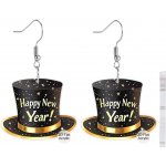 dovoz Náušnice Happy New Year – Zboží Dáma