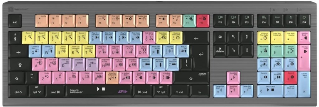 Logic Keyboard Avid ProTools Mac Astra 2 UK