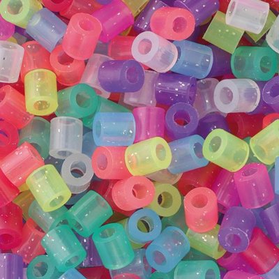 Zažehlovací korálky 1100ks třpytivé – Hledejceny.cz