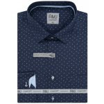 AMJ Slim Fit Comfort pánská košile dlouhý rukáv VDSBR 1387 – Zboží Dáma