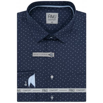AMJ Slim Fit Comfort pánská košile dlouhý rukáv VDSBR 1387 – Zboží Dáma