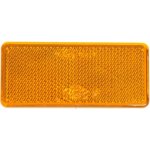 odrazka oranžová obdélníková 90x40 mm samolepící | Zboží Auto