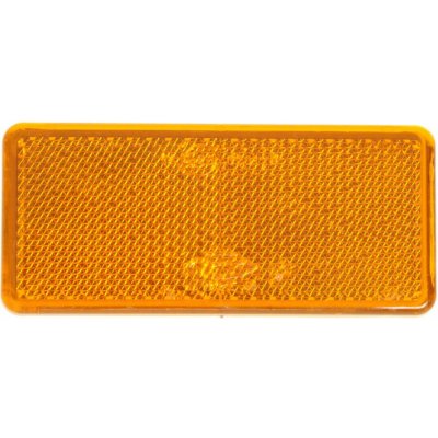 odrazka oranžová obdélníková 90x40 mm samolepící | Zboží Auto
