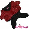 FOR MY DOGS Overal RED CHECK